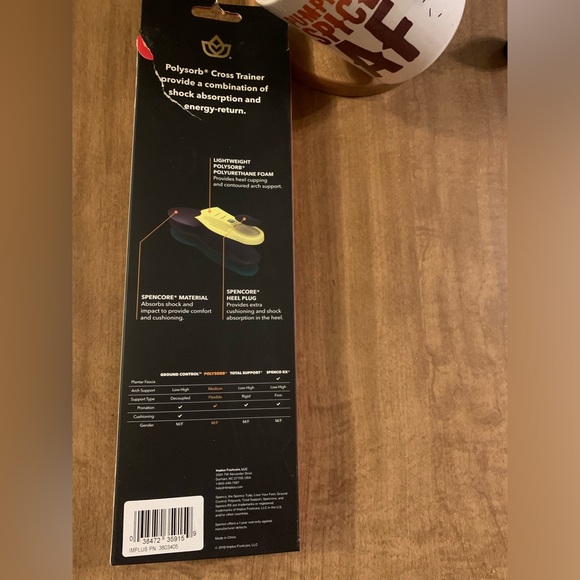 Spenco insoles Men’s 12-13.5, W13-14.5 - Picture 2 of 7